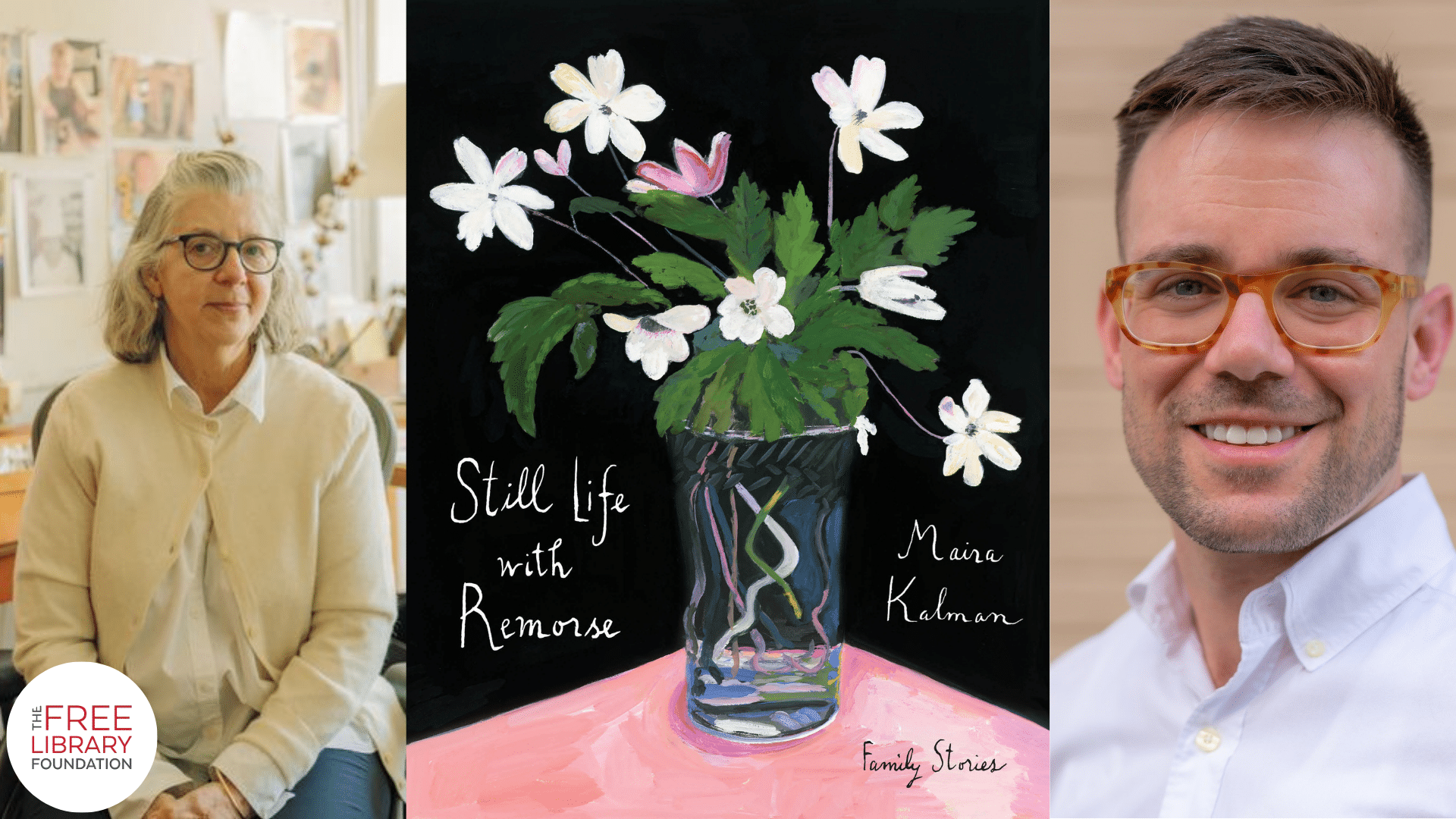 Maira Kalman with Moderator Event Poster